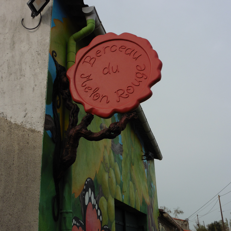 Fresque Berceau du Melon Rouge